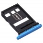 SIM Card מגש + NM קארד מגש עבור P40 Huawei (כחול)