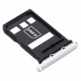 La bandeja de tarjeta SIM bandeja de tarjeta + NM para Huawei P40 (plata)