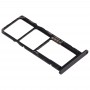 SIM ბარათის Tray + SIM ბარათის Tray + Micro SD Card Tray for Huawei იხალისეთ 10e / ღირსების Play 9A (Black)