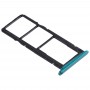 SIM Card Tray + SIM Card Tray + Micro SD Card Tray for Huawei Enjoy 10e / Honor Play 9A (Green)