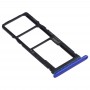 SIM vassoio di carta + vassoio di carta di SIM + Micro SD vassoio per Huawei Godetevi 10 / Honor gioco 3 (blu scuro)