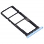 SIM vassoio di carta + vassoio di carta di SIM + Micro SD vassoio per Huawei Godetevi 10 / Honor gioco 3 (blu)