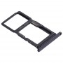 SIM-kaardi salv + SIM-kaardi salv / Micro SD Card Tray Huawei Naudi 10 Plus (Black)