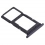 SIM-kaardi salv + SIM-kaardi salv / Micro SD Card Tray Huawei Naudi 10 Plus (Black)