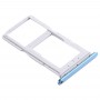 Slot per scheda SIM + Slot per scheda SIM / Micro SD vassoio di carta per Huawei Godetevi 10 Plus (blu)