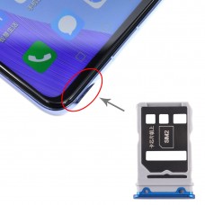 SIM-карты лоток + SIM-карты лоток для Huawei Nova 6 / Honor V30 Pro / Честь V30 (темно-синий)