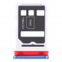 SIM Card Tray + SIM Card Tray for Huawei Nova 6 / Honor V30 Pro / Honor V30 (Blue)