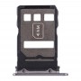 SIM ბარათის Tray + NM Card Tray for Huawei მათე 30 (შავი)