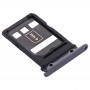 SIM ბარათის Tray + NM Card Tray for Huawei მათე 30 (შავი)