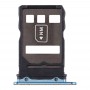 SIM Card Tray + NM Card Tray for Huawei Mate 30 (Blue)