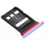 SIM-карты лоток + NM-карты лоток для Huawei Mate 30 (светло-фиолетовый)