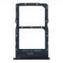 Slot per scheda SIM + NM vassoio di carta per Huawei Nova 6 SE (nero)