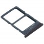 Slot per scheda SIM + NM vassoio di carta per Huawei Nova 6 SE (nero)