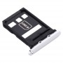 SIM karta Tray + NM Card Tray pro Huawei P40 (White)
