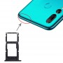 SIM Card Tray + SIM Card Tray / Micro SD Card Tray for Huawei Enjoy 9s (Black)
