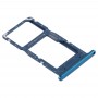 SIM karta Tray + SIM karty zásobník / Micro SD Card Tray pro Huawei Enjoy 9s (modrá)