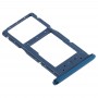 SIM-карты лоток + SIM-карты лоток / Micro SD-карты лоток для Huawei Наслаждайтесь 9s (синий)