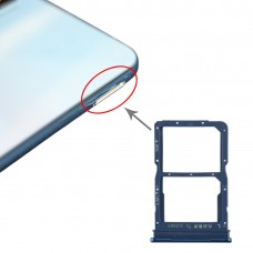 SIM karta Tray + NM Card Tray pro Huawei Honor 20 Lite (modrá)