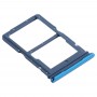 SIM Card מגש + NM קארד מגש עבור Huawei Honor 20 לייט (כחול)