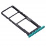 SIM ბარათის Tray + SIM ბარათის Tray + Micro SD Card Tray for Huawei Honor Play 4T (Green)