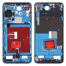 Original Middle Frame Bezel Plate with Side Keys for Huawei P40 (Blue) 
