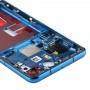 Medio Frame lunetta piatto originale con i tasti laterali per Huawei P40 (blu)