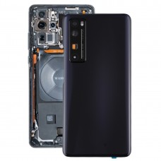 כריכה אחורית סוללה מקורית עם מצלמת עדשת כיסוי עבור Huawei נובה 7 5G Pro (שחורה)