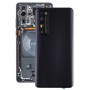 Copertura posteriore originale della batteria con la macchina fotografica copriobiettivo per Huawei Nova 7 Pro 5G (nero)