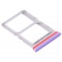 SIM Card Tray + SIM Card Tray for Xiaomi Redmi K30 5G(Purple)