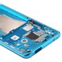 Přední Kryt LCD rámeček Bezel deska s Postranní tlačítka pro Xiaomi redmi K30 Pro (modrá)