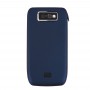 Couverture complète du logement (Front Cover + Moyen + Cadre Bezel batterie couverture arrière + clavier) pour Nokia E63 (bleu foncé)