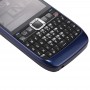 Full Housing Cover (Front Cover + Middle Frame Bezel + Battery Back Cover + Keyboard) for Nokia E63(Dark Blue)