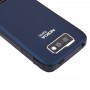 Full locket (Framsida + mittenramen Bezel + Battery Back Cover + tangentbord) för Nokia E63 (mörkblå)