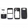 Pełna Osłona Obudowa (przednia okładka + ramy środkowej Bezel + Battery Back Cover + Klawiatura) Nokia E63 (Dark Blue)