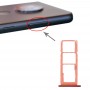 SIM ბარათის Tray + SIM ბარათის Tray + Micro SD Card Tray for Nokia 7.2 / 6.2 TA-1196 TA-1198 TA-1200 TA-1187 TA-1201 (ნარინჯისფერი)