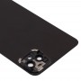 חזרה סוללה כיסוי עם מצלמה עדשה כיסוי עבור Google פיקסל 4 (שחור)