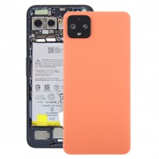 Batterie Couverture arrière avec caméra Lens Cover pour Google Pixel 4 (Orange)