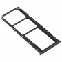 SIM-kort fack + SIM-kort fack + Micro SD-kort fack för OPPO Realme 5 (svart)