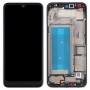 LCD Screen and Digitizer Full Assembly with Frame for LG Q60, Double SIM(Black)