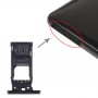 SIM-карты лоток + SIM-карты лоток + Micro SD-карты лоток для Sony Xperia xz2 (черный)