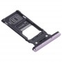 SIM-карты лоток + SIM-карты лоток + Micro SD-карты лоток для Sony Xperia xz2 (розовый)