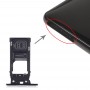 SIM ბარათის Tray + SIM ბარათის Tray + Micro SD Card Tray for Sony Xperia XZ2 (ვერცხლისფერი)