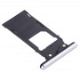 SIM-Karten-Behälter + SIM-Karten-Behälter + Micro-SD-Karten-Behälter für Sony Xperia XZ2 (Silber)