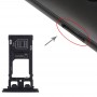 SIM ბარათის Tray + SIM ბარათის Tray + Micro SD Card Tray for Sony Xperia XZ2 Compact (Black)