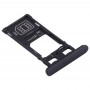 SIM картата тава + SIM Card Tray + Micro SD Card тава за Sony Xperia XZ2 Compact (черен)