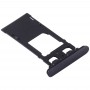 SIM Card מגש + כרטיס SIM מגש + מיקרו SD כרטיס מגש עבור Sony Xperia XZ2 קומפקטיות (שחור)