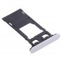 SIM karta Tray + SIM karta zásobník + Micro SD Card Tray pro Sony Xperia XZ2 Compact (Silver)