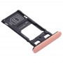 SIM-карты лоток + SIM-карты лоток + Micro SD-карты лоток для Sony Xperia xz2 Compact (Brown)