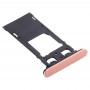 SIM卡托盘+ SIM卡托盘+ Micro SD卡盘主让索尼的Xperia XZ2紧凑型（棕色）