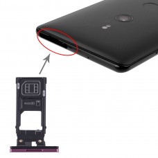 SIM Card Tray + Micro SD Card Tray for Sony Xperia XZ3(White)